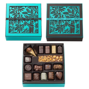 Boite carrée 33 chocolats assortis