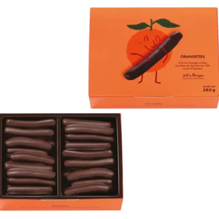 Boite orangettes Chocolat Noir 70%