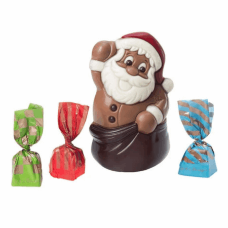 Père Noël chocolat au lait garni – 160 g