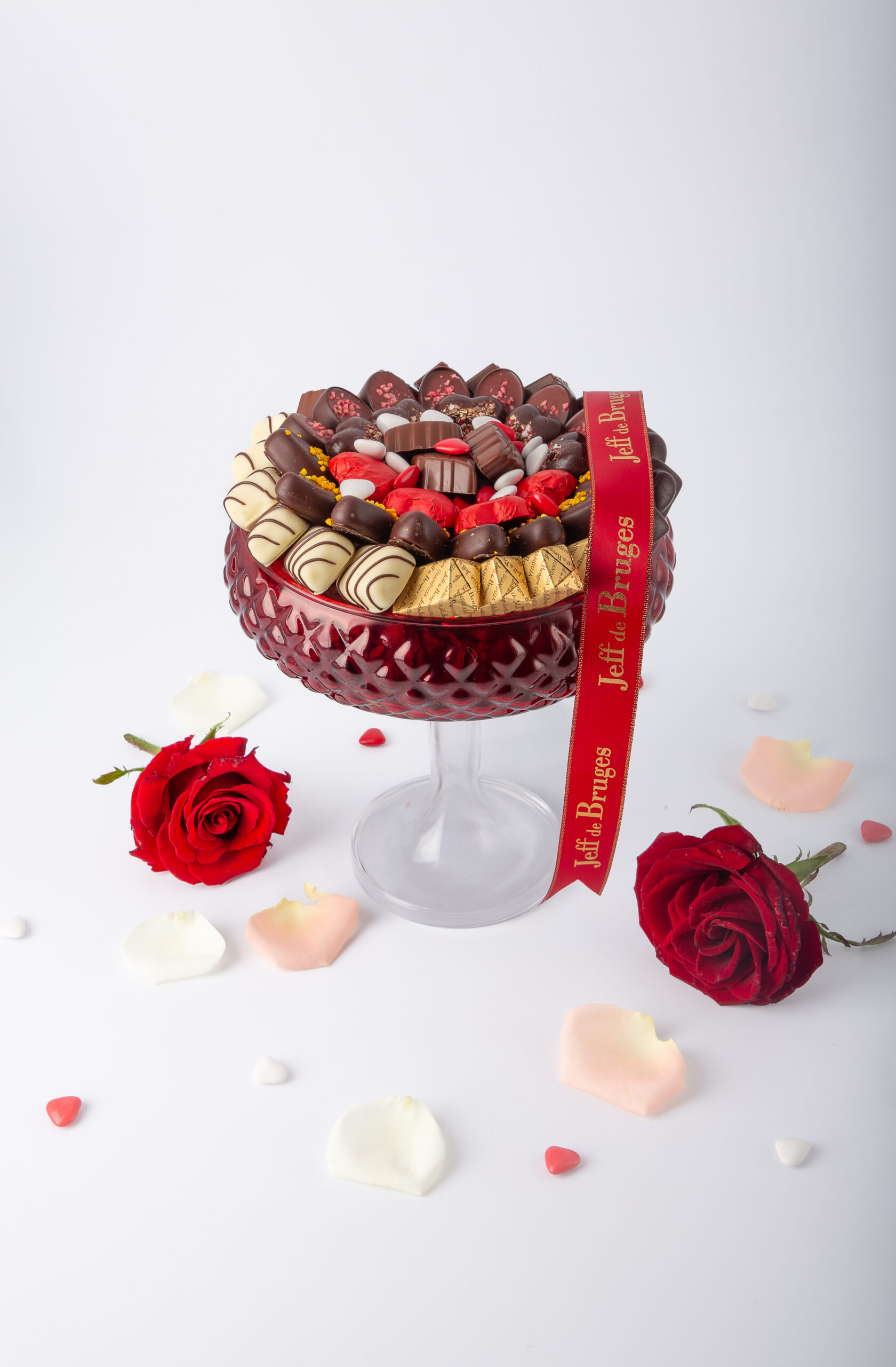 Bol rouge avec pied MM 500g