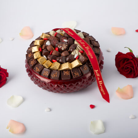 Coupe Cristal rouge MM 700g