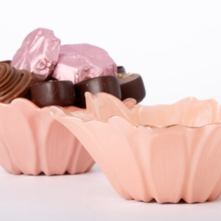 Petit pot décoratif Flora PM avec 100g de chocolat