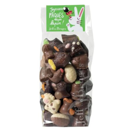 Sachet animaux de Pâques fourrés de 400g