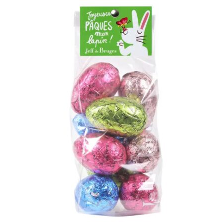 Sachet de 9 oeufs en chocolat au lait