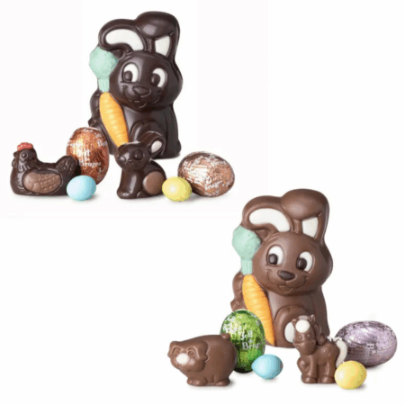 Lapin Gaby en chocolat au lait 40g
