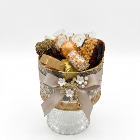 Verre glass Amber GM 200g de chocolats